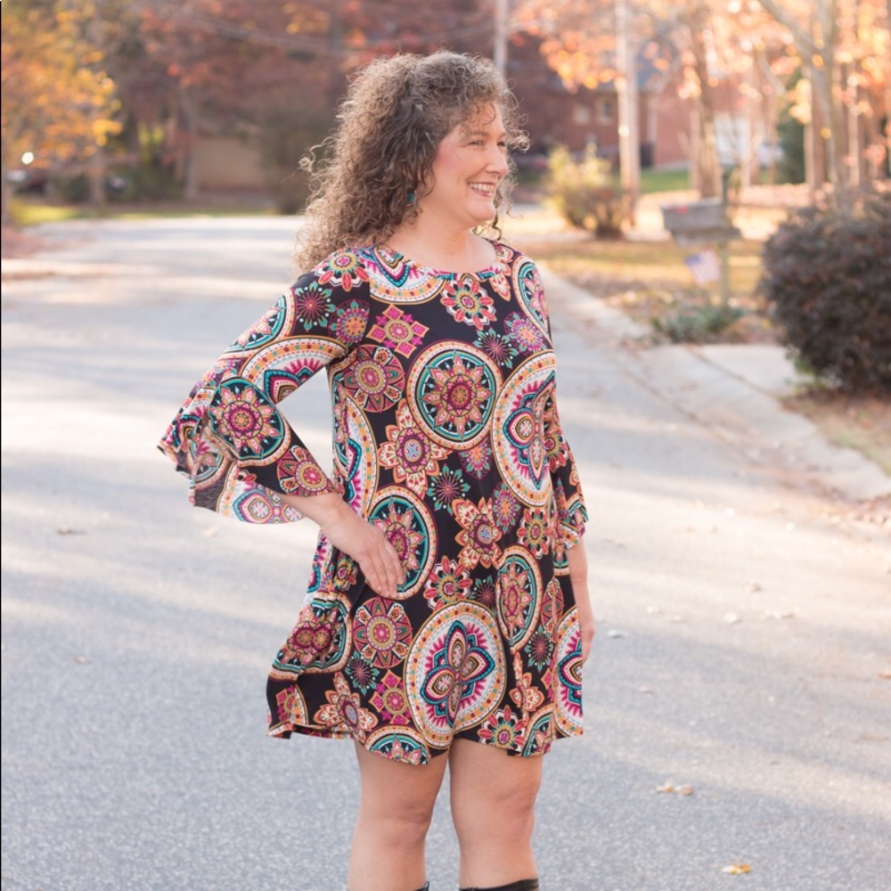 Remember You Print Dress